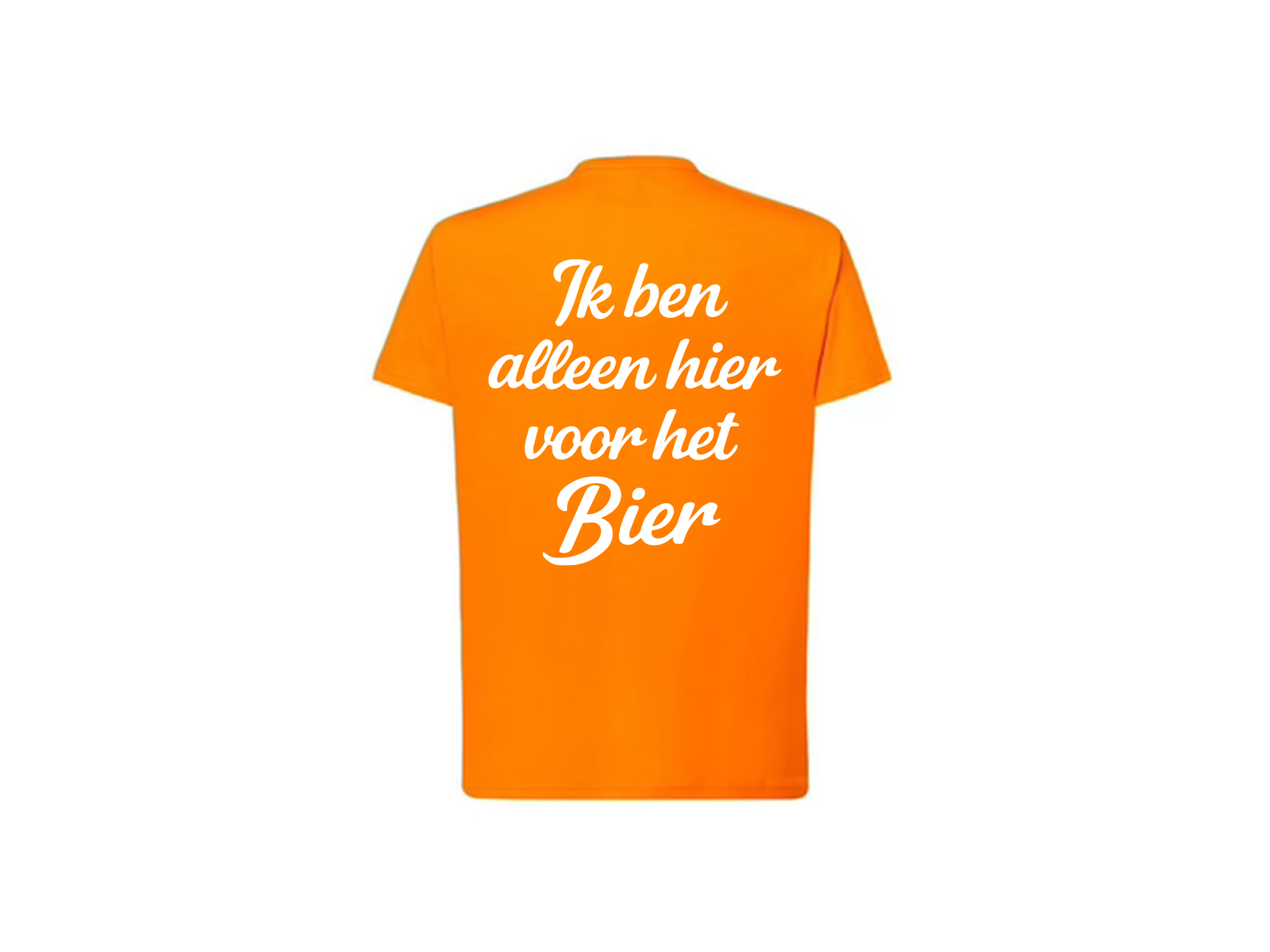 Koningsdag Shirt - Ik ben alleen hier voor het bier
